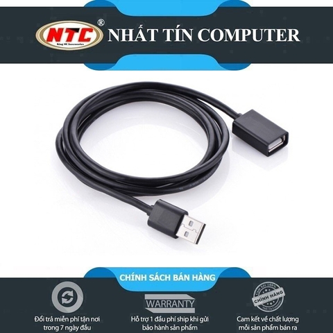 Cáp USB nối dài 2.0 Kingmaster KM046 - dài 1.5m (Đen)