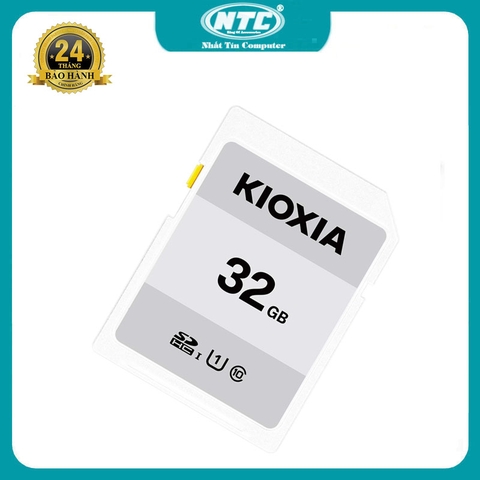 [KHÔNG BOX] Thẻ nhớ máy ảnh 32GB SDHC KIOXIA KHTN-NW032G UHS-I tốc độ 50MB/s - phù hợp nhu cầu thông dụng