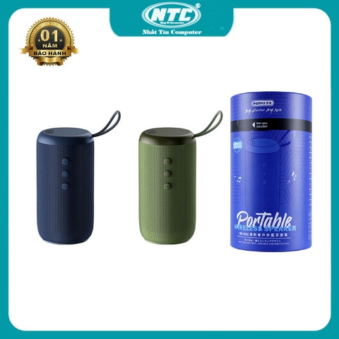 Loa Bluetooth Remax RB-M62 công suất 6W nhỏ gọn chống nước - vỏ nhựa ABS bền bỉ bọc vải dù thẩm mỹ