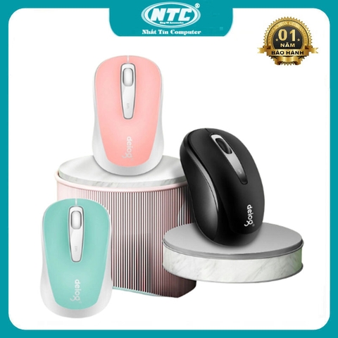 Chuột không dây Wireless 2.4G Deiog Q2 DPI 1600 thiết kế nhỏ gọn - bản slient chống ồn