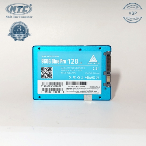 Ổ cứng SSD VSPTECH 960G Blue Pro dung lượng 128GB - tốc độ ghi 450MB/s đọc 520MB/s (Xanh)