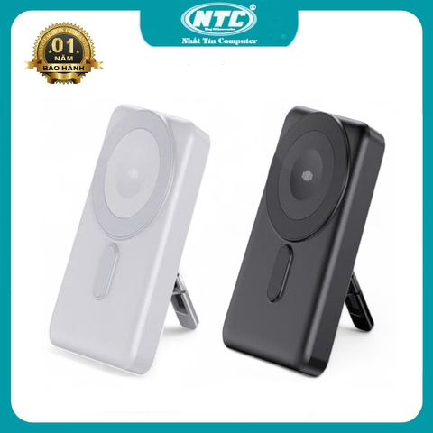 Pin sạc dự phòng không dây Phantom P45W 10000mAh Kèm 2 cáp Output, Wireless 15W, TypeC PD 20W, Kiêm giá đỡ điện thoại