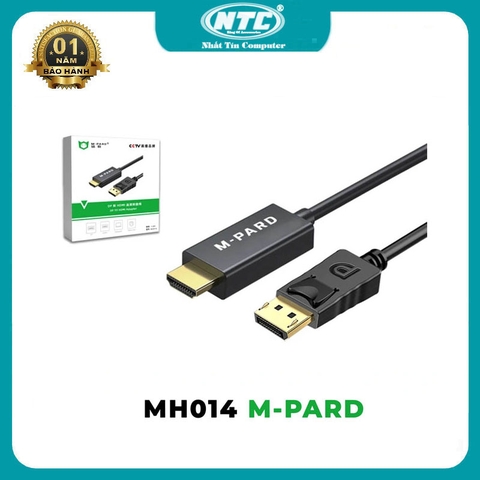 Cáp chuyển đổi từ DisplayPort sang HDMI M-PARD MH014 dài đến 1.8M - độ phân giải 1920x1080@60Hz