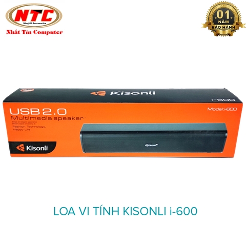 Loa váy tính Kisonli i-600 dạng thanh hiện đại (Nhiều màu)