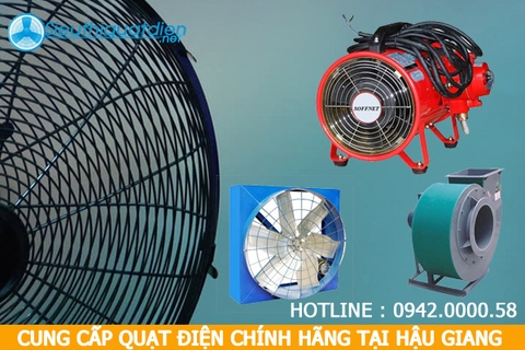 Cửa hàng - Đại lý quạt điện công nghiệp  bán tại Hậu Giang