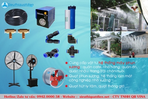 Lắp đặt hệ thống phun sương tại Tỉnh An Giang