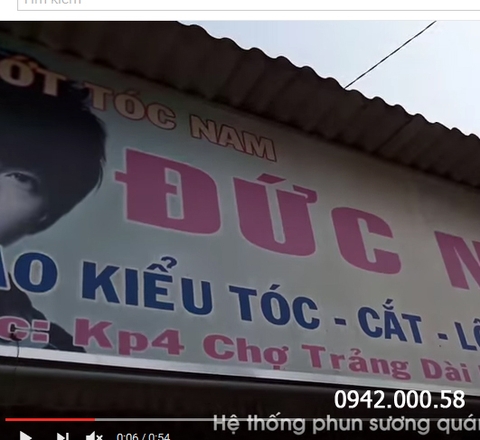 Thi công hệ thống phun sương cho tiệm cắt tóc tại biên hòa