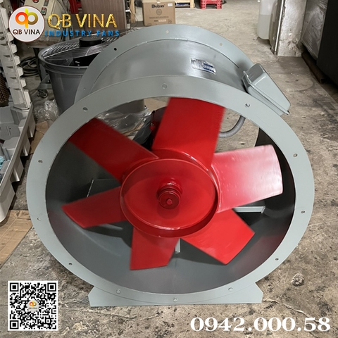 Quạt hướng trục hút khí chịu nhiệt độ cao 300 độ trong vòng 2 giờ