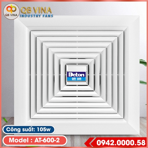 Quạt hút âm trần Deton AT600-2