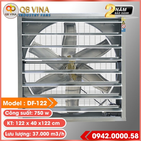Quạt Thông Gió Vuông Gián Tiếp DF-122