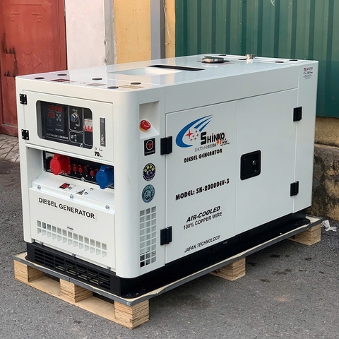 Máy Phát Điện Chạy Dầu cách âm 20Kva Shinko SK-20000EV-3