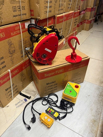 Máy tời treo điện tốc độ nhanh 230kg