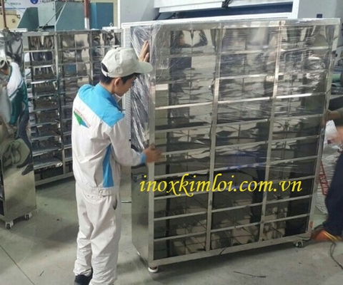 tủ giày inox phòng sạch