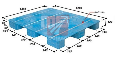 Pallet nhựa SFH-1210AS 1200X1000X120 mm