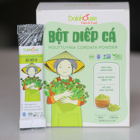 BỘT RAU DIẾP CÁ DALAHOUSE 60G