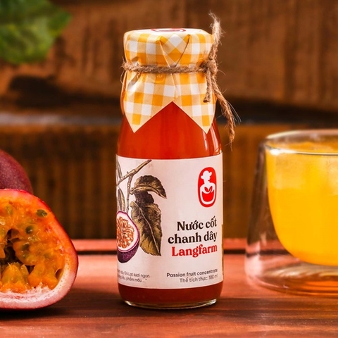 NƯỚC CỐT CHANH DÂY LANGFARM 180ML