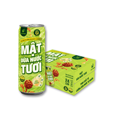 MẬT DỪA NƯỚC TƯƠI HỮU CƠ VIETNIPA 320ML