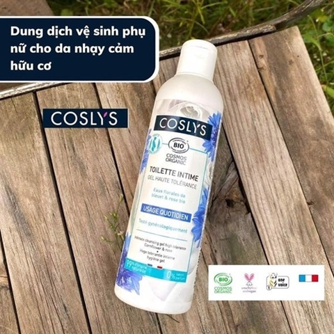 DUNG DỊCH VỆ SINH PHỤ NỮ CHO DA NHẠY CẢM HỮU CƠ COSLYS 230ML