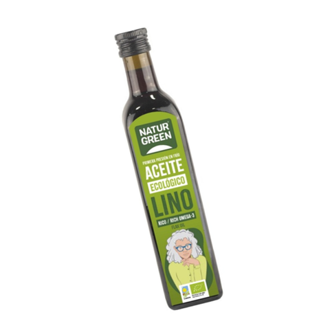DẦU HẠT LANH HỮU CƠ NATUR GREEN 250ML