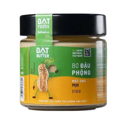 BƠ ĐẬU PHỘNG MẬT ONG MỊN ĐẠT BUTTER 210G