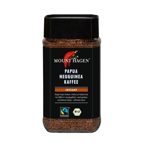 CÀ PHÊ HÒA TAN HỮU CƠ MOUNT HAGEN 100G