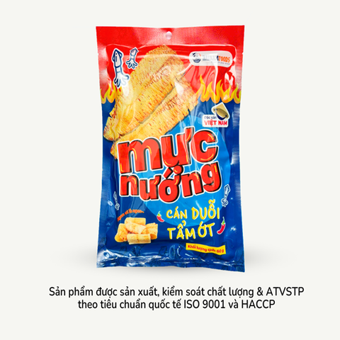 MỰC NƯỚNG CÁN DUỖI TẨM ỚT HẢI NAM 60G