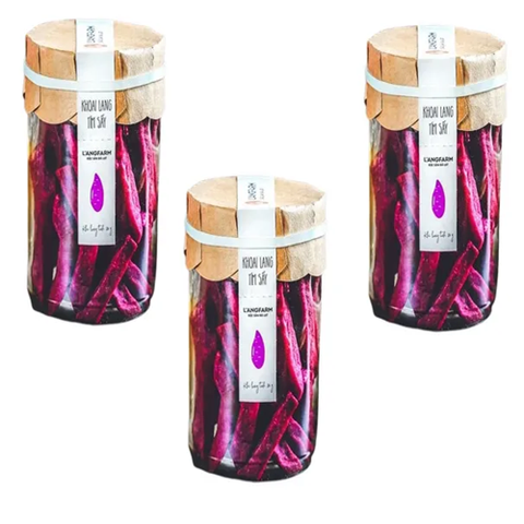 KHOAI LANG TÍM SẤY GIÒN LANGFARM 90G