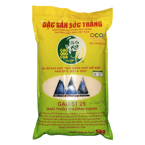 GẠO ST25 ÔNG CUA 5KG