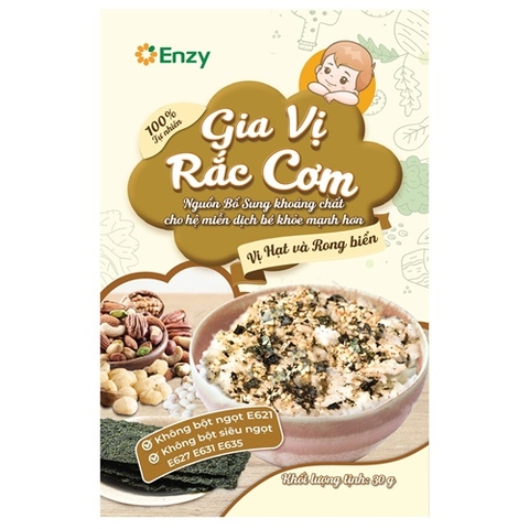 GIA VỊ RẮC CƠM VỊ HẠT & RONG BIỂN 30G
