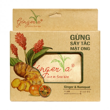 GỪNG SẤY TẮC MẬT ONG 40G