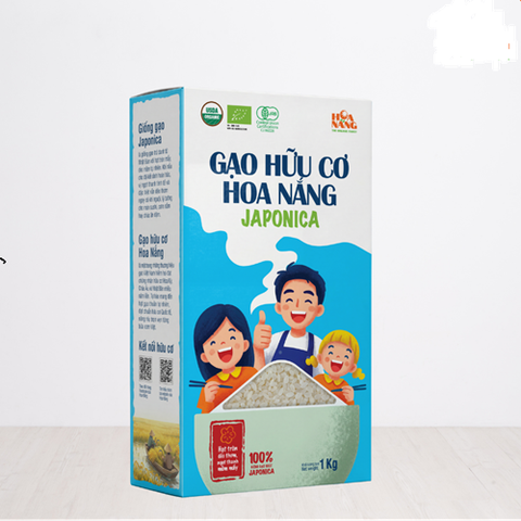 GẠO JAPONICA HỮU CƠ HOA NẮNG 1KG