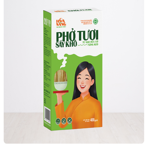 PHỞ TƯƠI SẤY KHÔ HOA NẮNG 400G