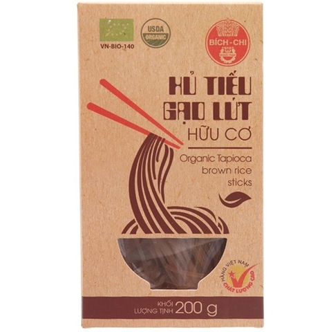 HỦ TIẾU GẠO LỨT HỮU CƠ BÍCH CHI 200G