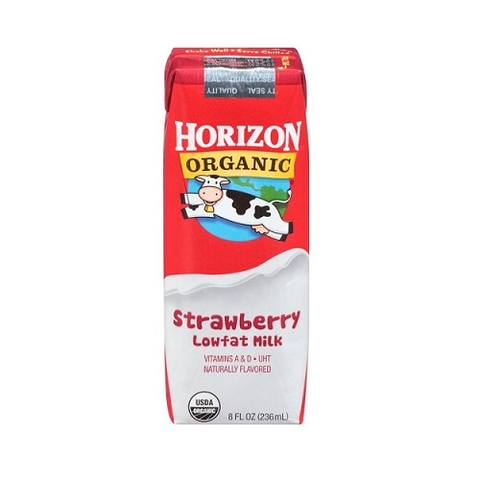 SỮA HỮU CƠ TÁCH BÉO VỊ DÂU HORIZON 236ML