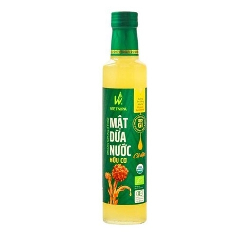 MẬT DỪA NƯỚC CÔ ĐẶC HỮU CƠ VIETNIPA 375G