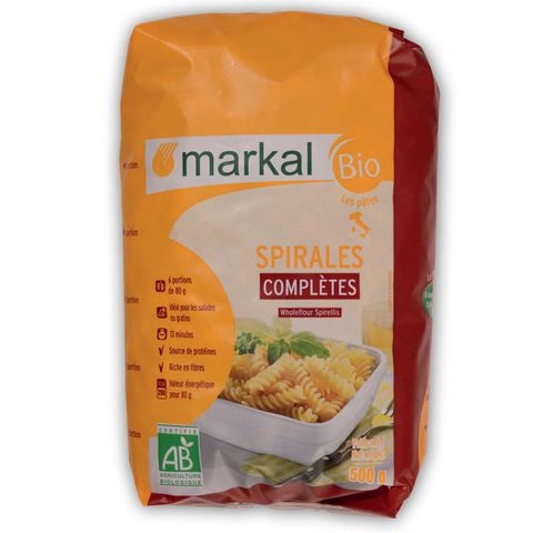 MÌ XOẮN LỨT HỮU CƠ MARKAL 500G