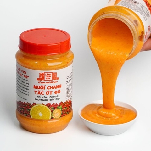 MUỐI CHANH ỚT TẮC ĐỎ LÀNG CHÀI XƯA 300G