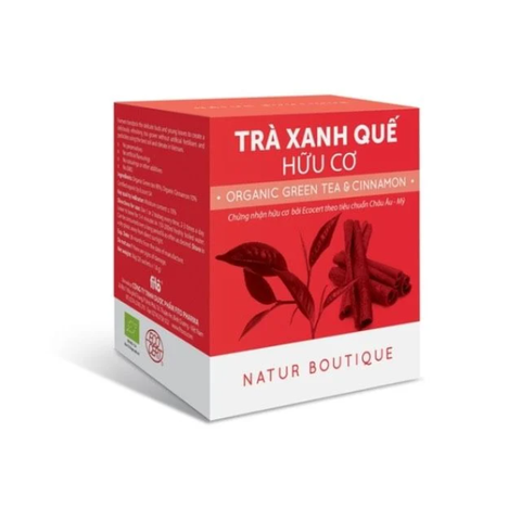 TRÀ XANH QUẾ HỮU CƠ 20 TÚI LỌC