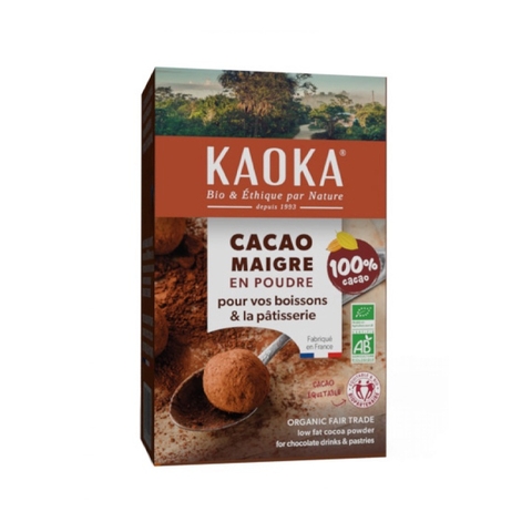 BỘT CACAO NGUYÊN CHẤT HỮU CƠ TÁCH BÉO KAOKA 250G