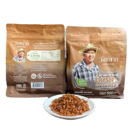 ĐƯỜNG PHÈN TỰ NHIÊN THÁI LAN WANGKANAI CRYSTAL CARAMEL 500G