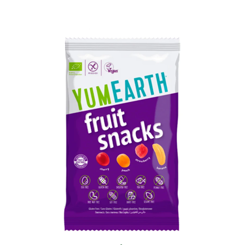 KẸO DẺO HỮU CƠ CHO BÉ 4 HƯƠNG VỊ TRÁI CÂY YUMEARTH 50G