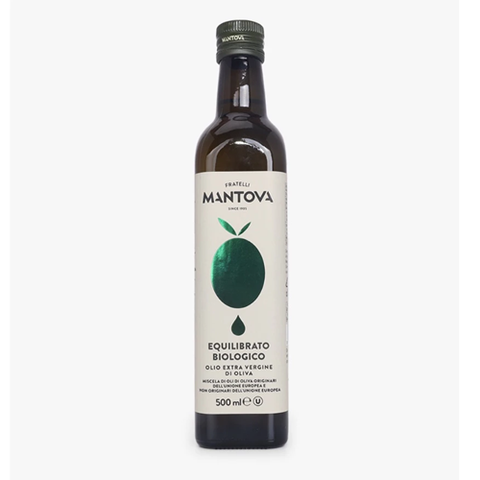 DẦU OLIVE SIÊU NGUYÊN CHẤT HỮU CƠ MANTOVA 500ML