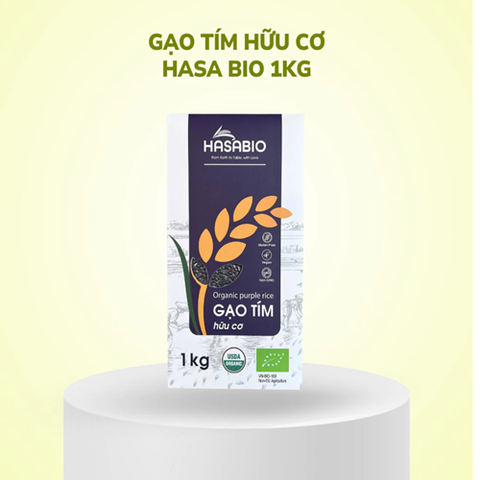 GẠO TÍM HỮU CƠ HASA BIO 1KG