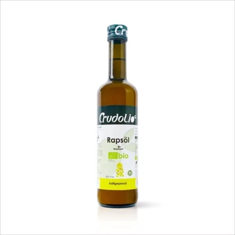 DẦU HẠT CẢI HỮU CƠ ÉP LẠNH GUYÊN CHẤT CRUDOLIO 500ML