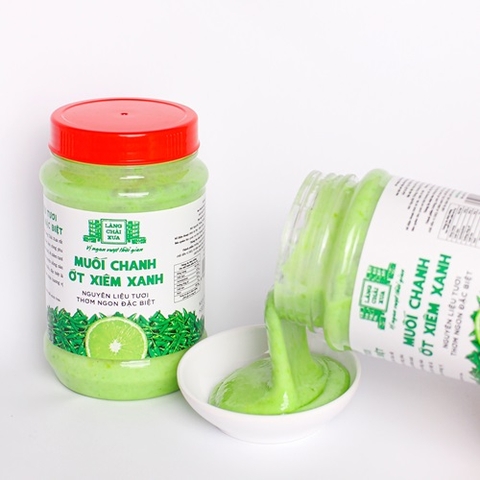 MUỐI CHANH ỚT XIÊM XANH LÀNG CHÀI XƯA 300G