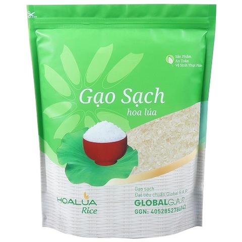 GẠO SẠCH HOA LÚA (NHÃN XANH) 2 KG