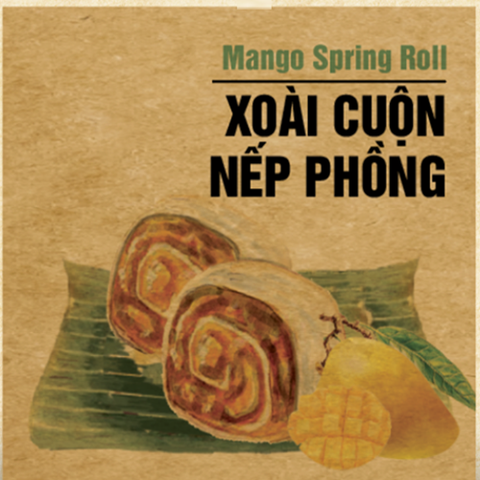 XOÀI CUỘN NẾP PHỒNG TÚI KRAFT 50G