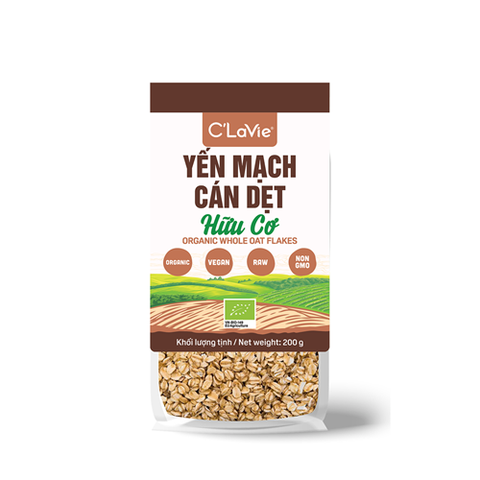YẾN MẠCH CÁN DẸT HỮU CƠ C'LAVIE 200G