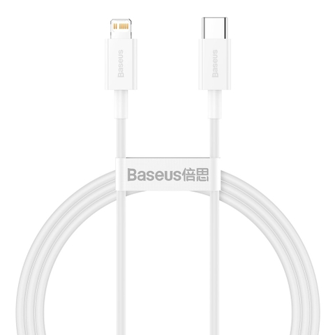Cáp sạc nhanh USB-C sang Lightning - Baseus Simple Wisdom PD 20W