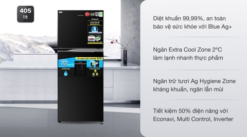 Tủ lạnh Panasonic Inverter 405 lít NR-TX461GPKV